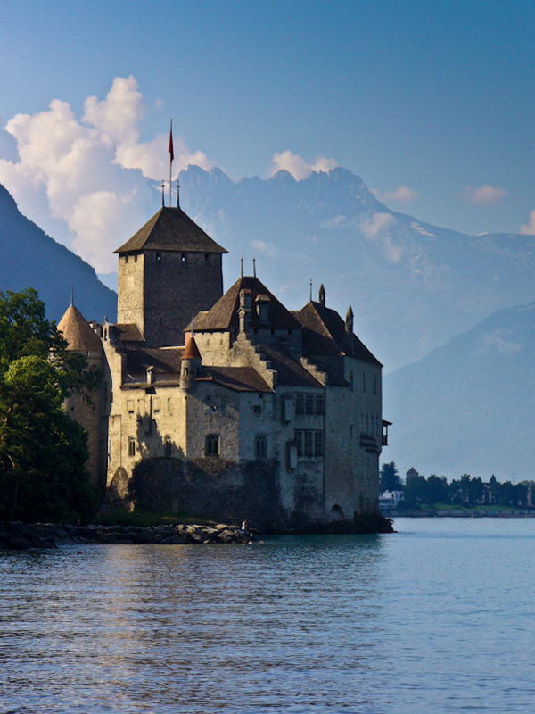Замок Шийон. Монтрё. Швейцария.